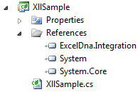 Solution Explorer in Visual Studio showing the project structure