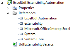 Solution Explorer in Visual Studio showing the project structure